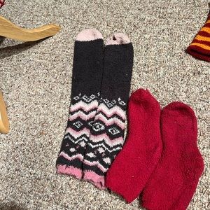 fluffy socks